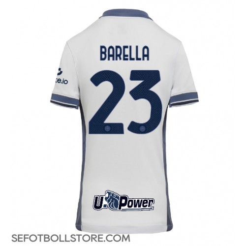 Inter Milan Nicolo Barella #23 Replika Bortatröja Dam 2024-25 Kortärmad